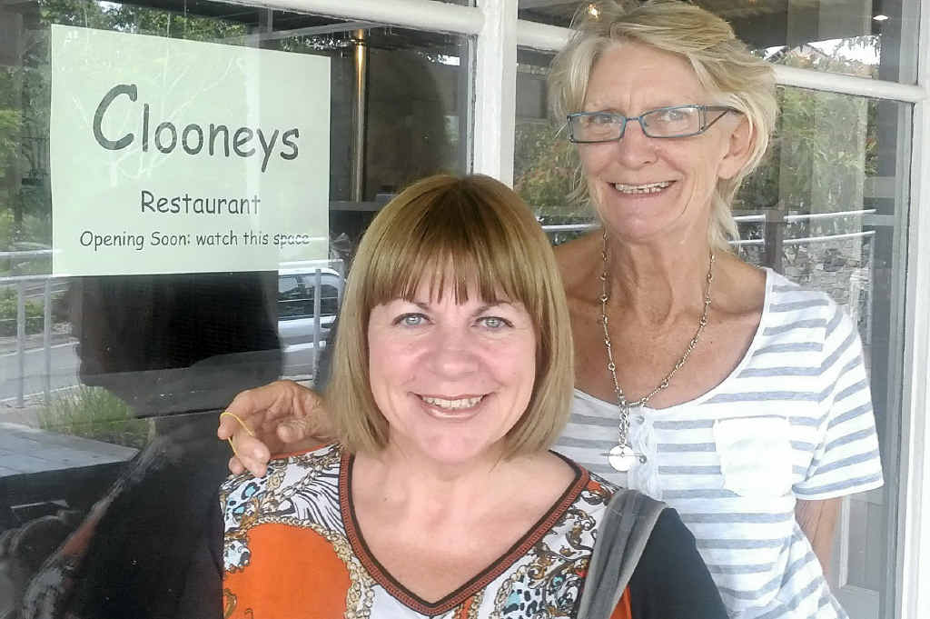 REVISITED: Jo Tempelman with good friend Chris Jurss, who bought back her old restaurant at Cooran. REVISITED: Jo Tempelman with good friend Chris Jurss, who bought back her old restaurant at Cooran.